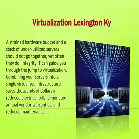 Virtualization lexington ky