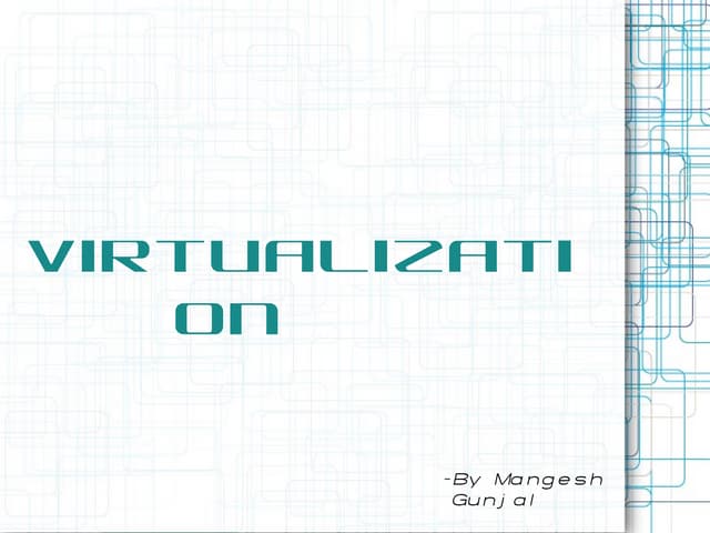 Virtualization security
