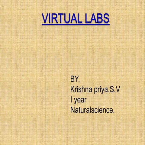 Virtual lab krishnapriya 40