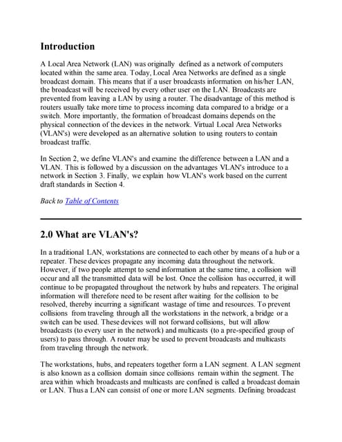 Virtual lan