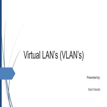 Virtual lan’s (vlan’s)