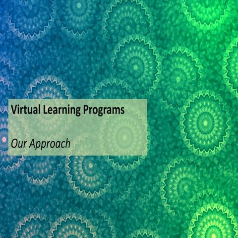 Virtual Learning Programs