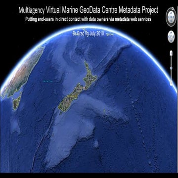 Multiagency Virtual Marine GeoData Centre Metadata Project. Dr Brad Ilg, July...