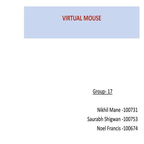 Virtual mouse