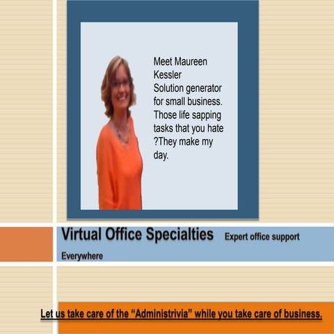 Solution Generator for small businesses. Virtual Office Specialties