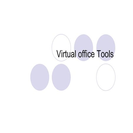 Virtual office tools | PDF