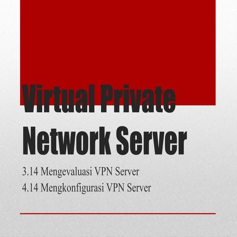 Virtual private network server
