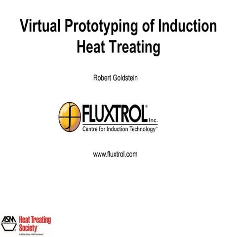 Virtual Prototyping of Induction Heat Treating