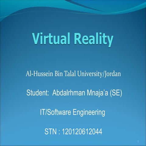 Virtual reality
