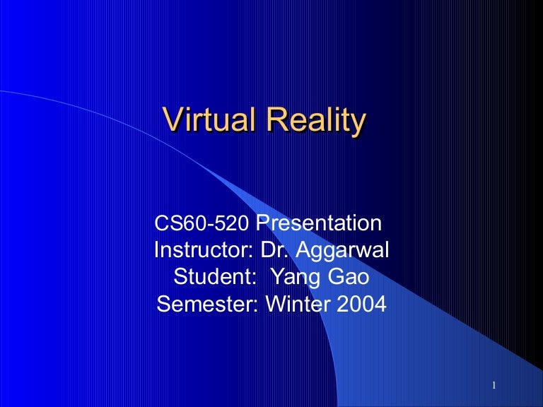 Virtual reality