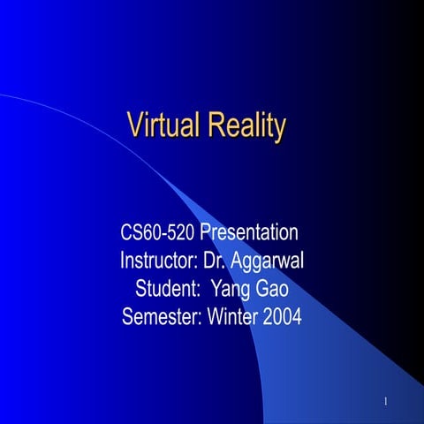 Virtual reality