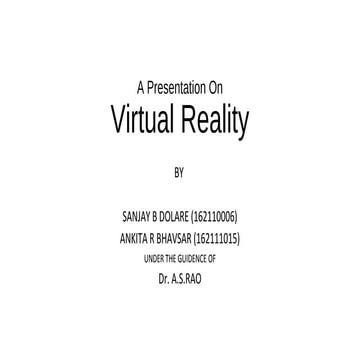Virtual Reality