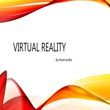Virtual reality