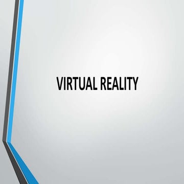 Virtual reality