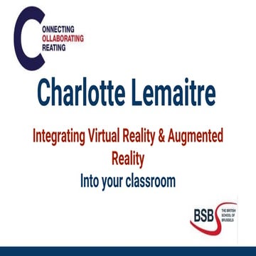 Virtual reality & augmented reality in the classroom