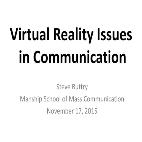 Virtual reality ethics