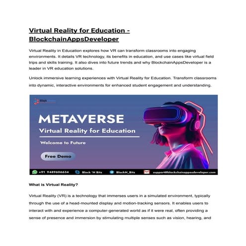 Virtual Reality for Education - BlockchainAppsDeveloper (1).pdf