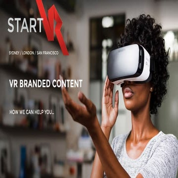 Virtual Reality Formats - Branded Content 