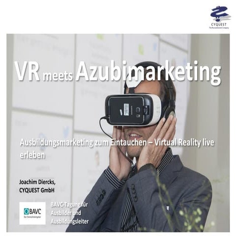 Virtual Reality meets Ausbildungsmarketing
