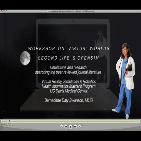 Workshop on Virtual Worlds: Second Life and OpenSim (Nov. 8, 2011) UC Davis