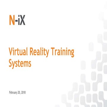 Virtual reality training systems