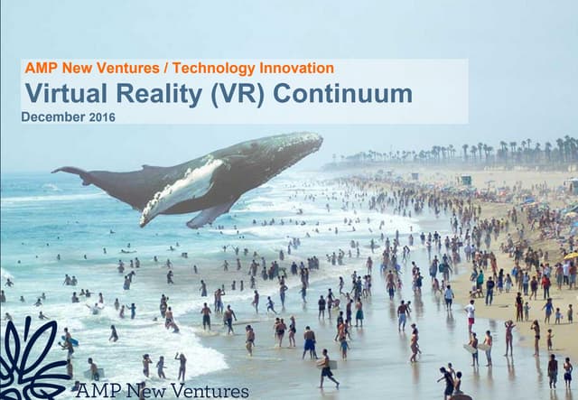 Virtual Reality (VR) Continuum - AMP New Ventures