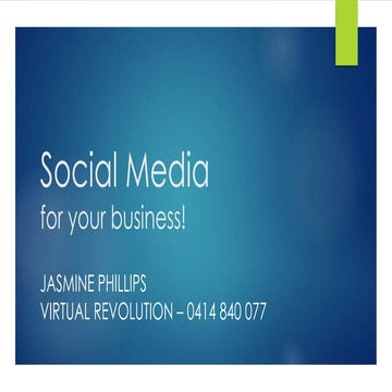 Virtual Revolution Social Media Presentation