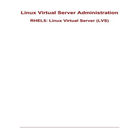 Virtual server administration