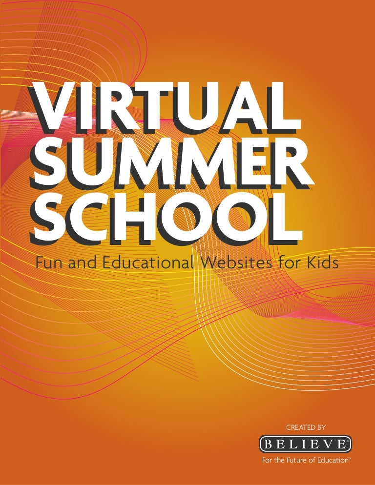 virtual summer school fun and educational websites for kids powerpoint school