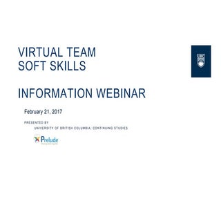 Virtual Team Soft Skills Webinar 