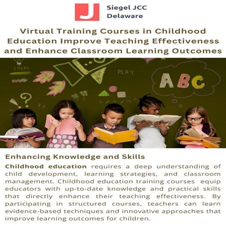 Virtual Training Courses in Childhood Education Improve Teaching ...