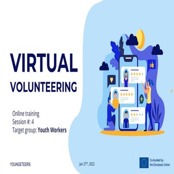 Virtual volunteering - online trainining for youth workers | PPTX