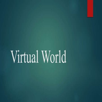 Virtual Learning Environment | PPTX