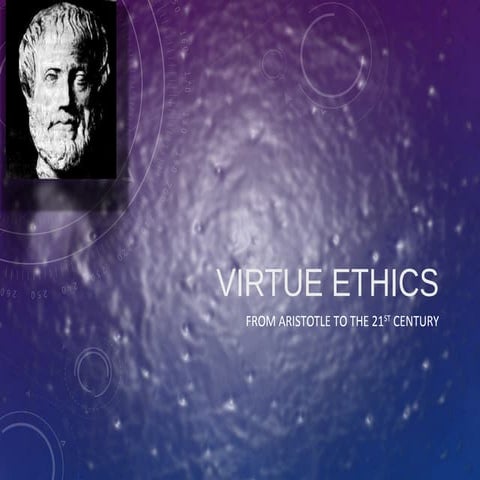Phi 105: Virtue ethics