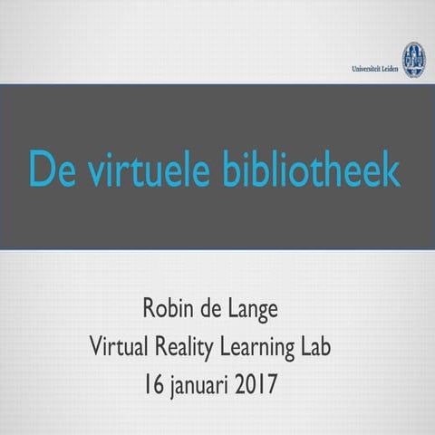 De virtuele bibliotheek