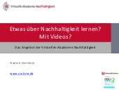 Mediengestützte Nachhaltigkeitsbild...