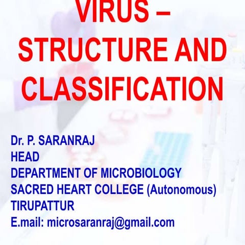 Virus - Structure and Classification