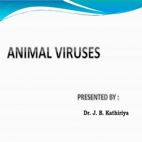 Animal viruses | PPTX