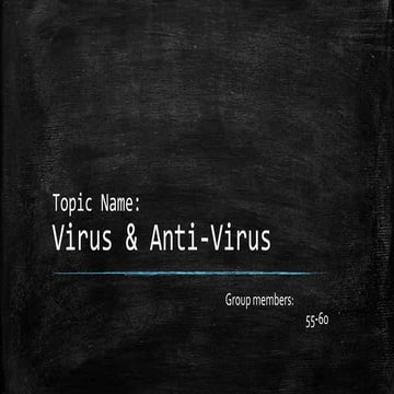Virus & anti-virus 