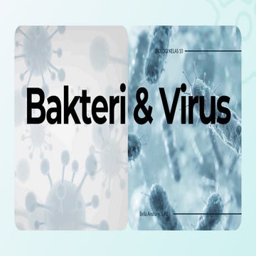 Comprehensive Biology Class 10 Presentation on Bacteria and Viruses | PDF
