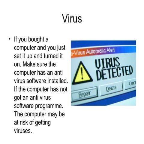 Virus security presentation