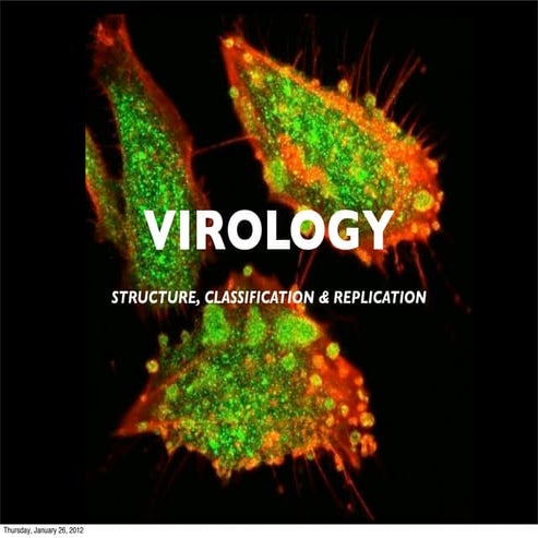 Virus structure: classification: replication
