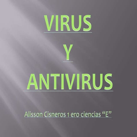 Virus y antivirus