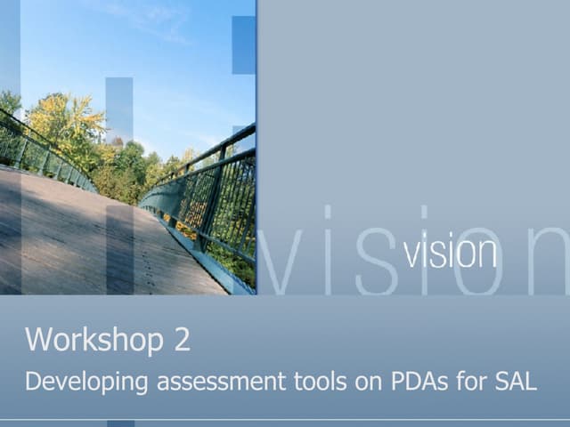 Visage PDSP Workshop 2