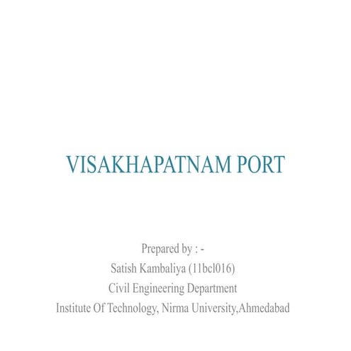 Visakhapatnam port