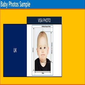 Visa photo dimensions sample photos children