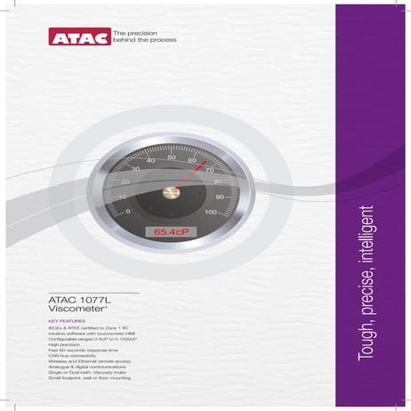 Viscometer 1077 l-specsheet by Atac