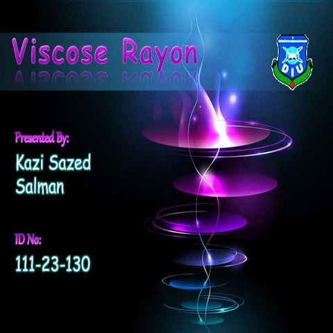 Viscose Rayon (Cotton Modification)