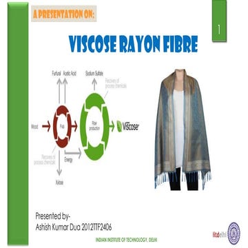 Viscose rayon fibre