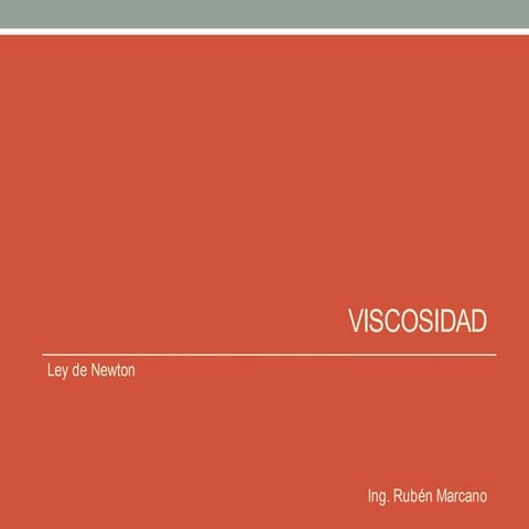 Viscosidad dinamica viscosidad cinematica